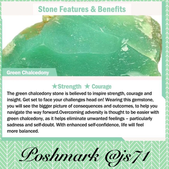 Carolyn Pollack Sterling Paradise Green Chalcedony Cuff Bracelet 💚 - Picture 7 of 9